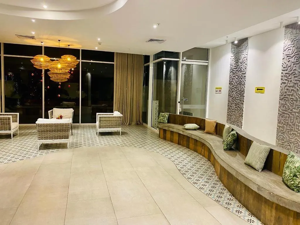 Zona Morros Cartagena Apto 2 Hab Con Jacuzzi Y Terraza Bbq, Wifi Y Frente A La Playa Apartment 0*,